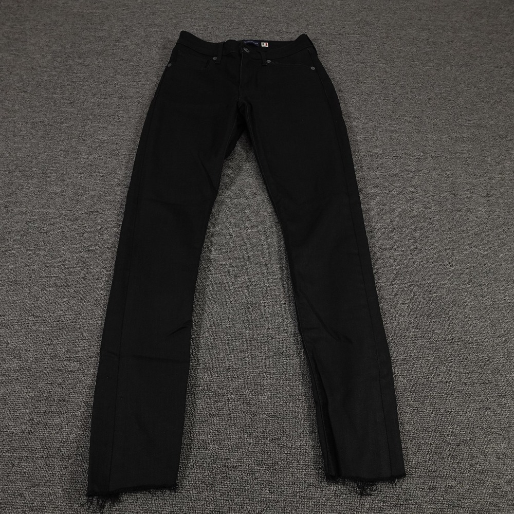 Levis Jeans Womens 24x32 Black 721 Made & Crafted High Rise Skinny Stretch Denim